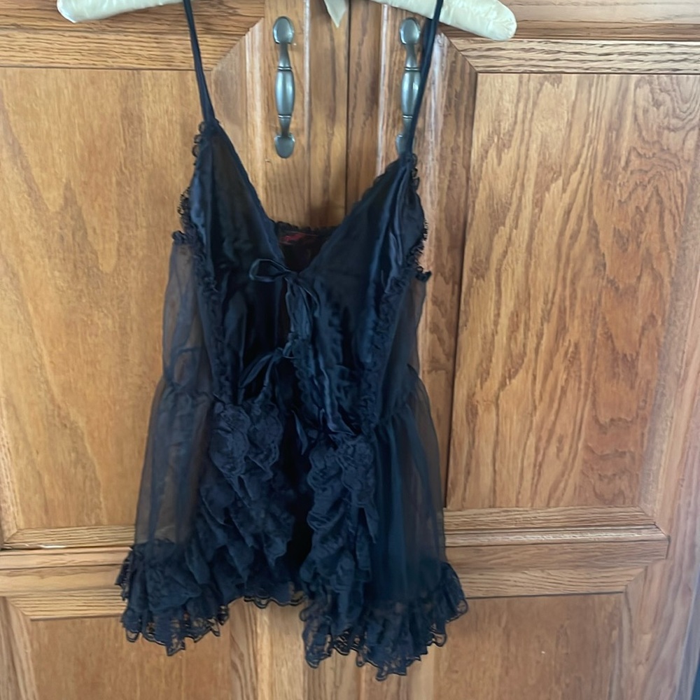 Vintage Traffic Jam black babydoll Medium